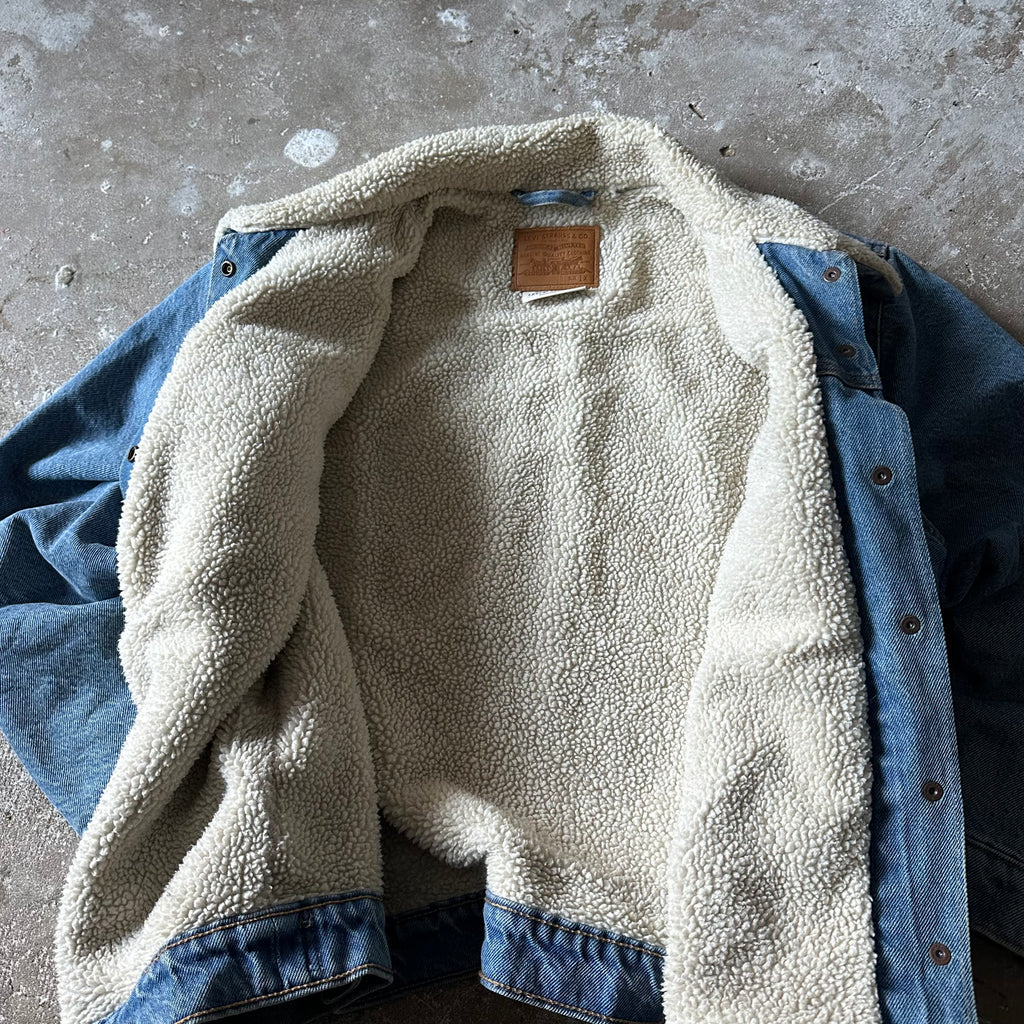 Levi’s sherpa-lined denim jacket - XL