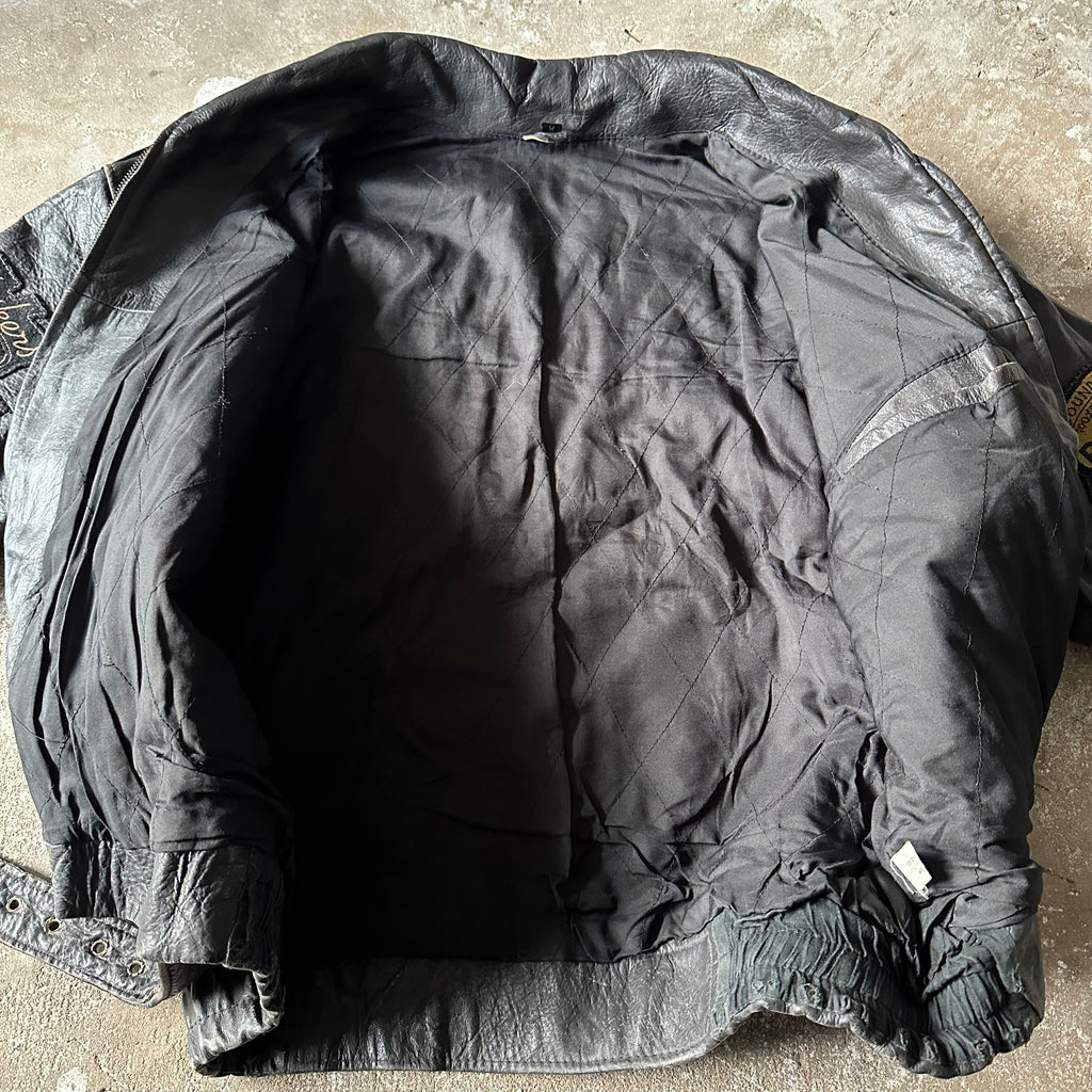 Vintage Rollfast Indianapolis Leather Racing Jacket - M