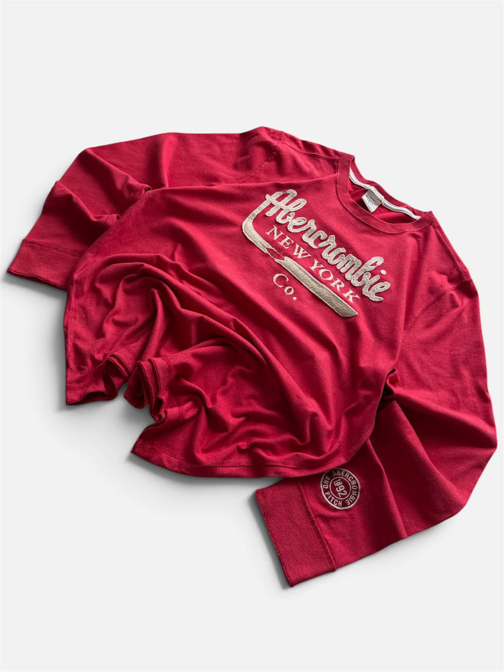 Vintage 2000s Abercrombie & Fitch Embroidered Long Sleeve Shirt - L