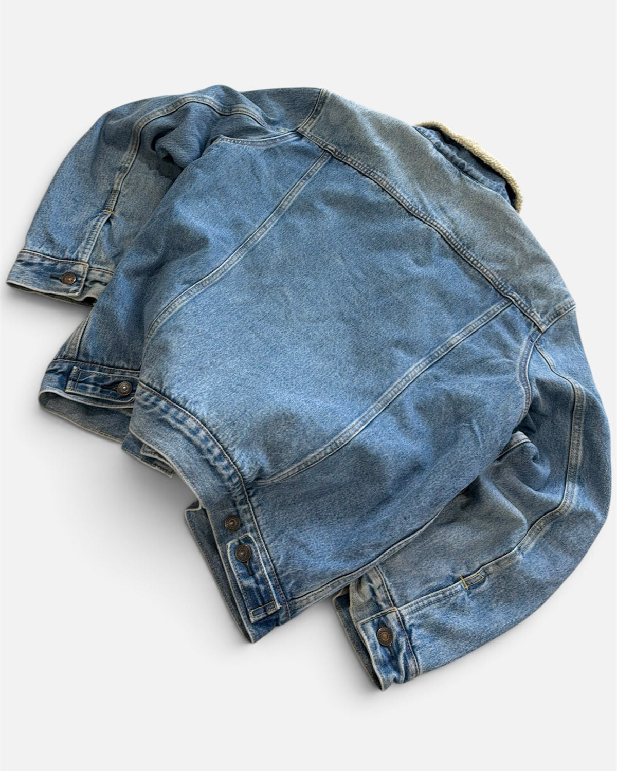 Levi's Sherpa-Lined Denim Trucker Jacket- Men's XL