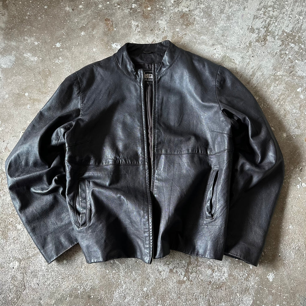 Brown Leather Jacket - M