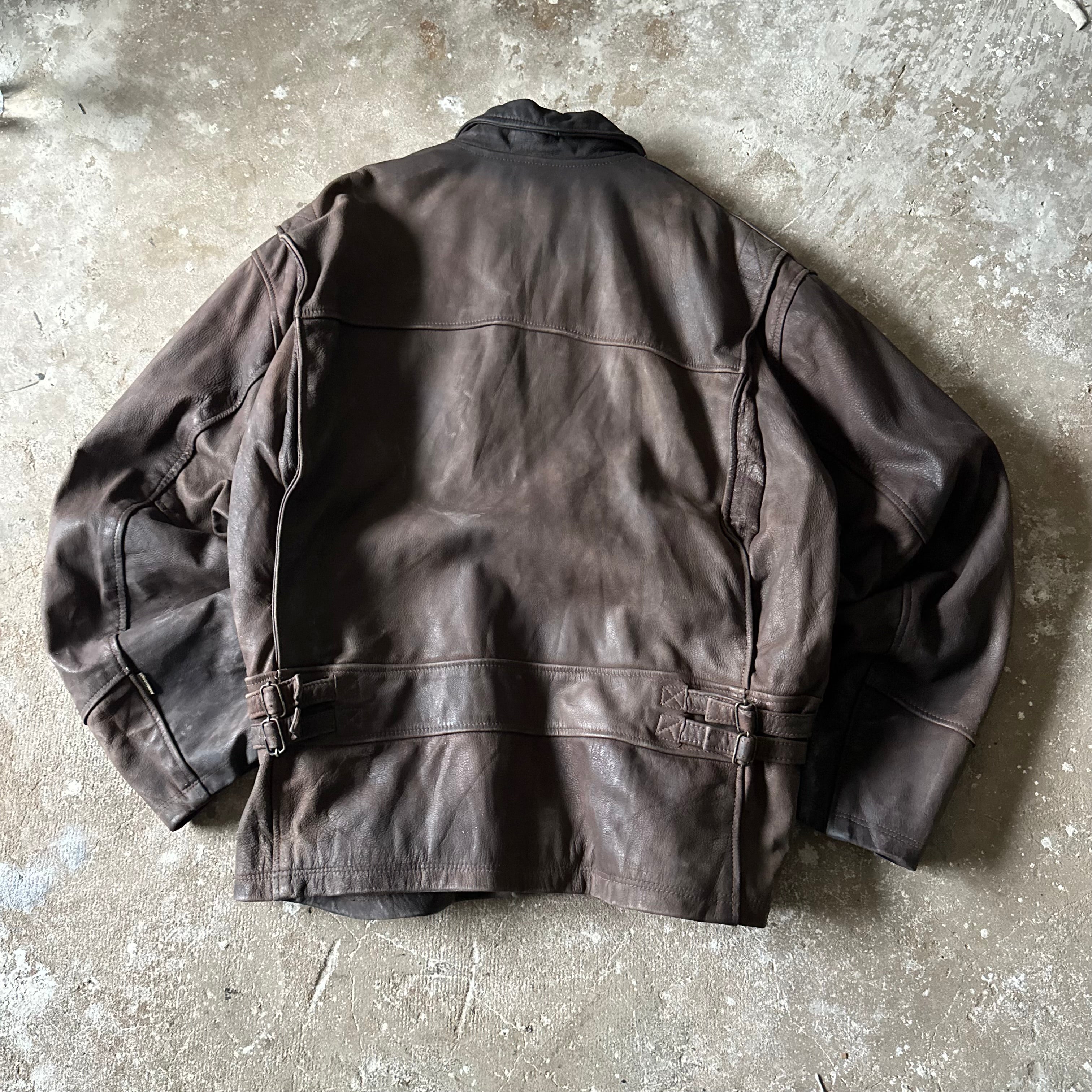 Oakwood Vintage Brown Leather Jacket - L