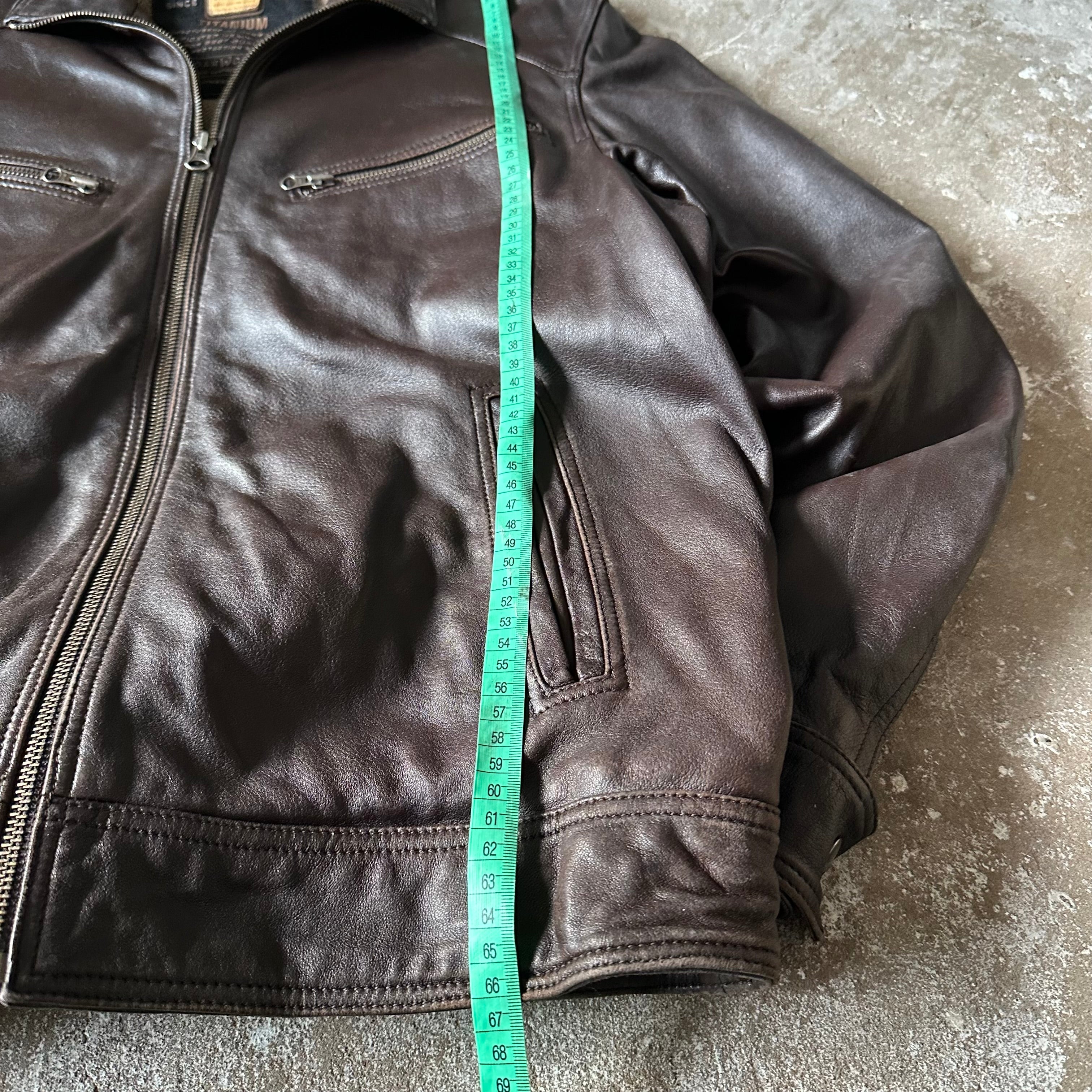 Oakwood Brown Leather Jacket - XL