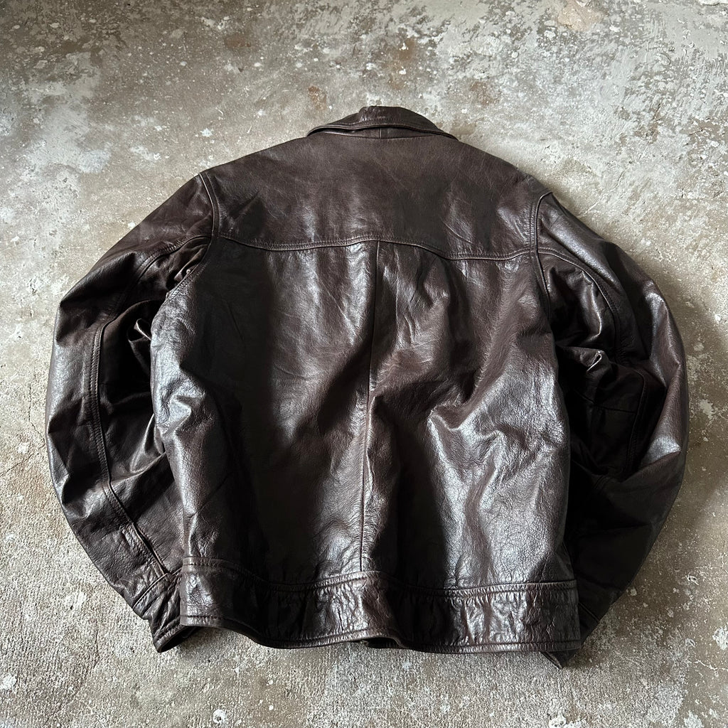Oakwood Brown Leather Jacket - L