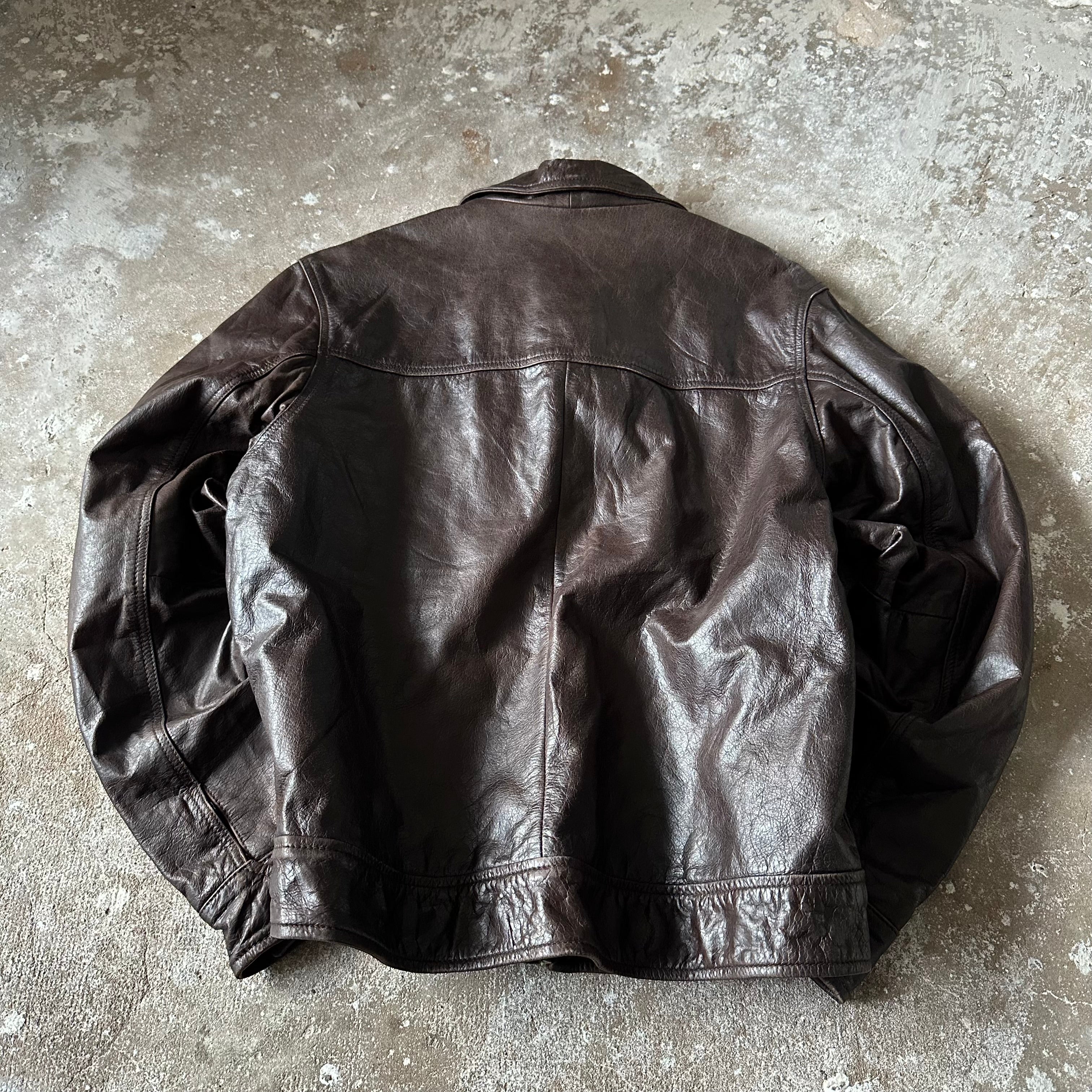 Oakwood Brown Leather Jacket - L
