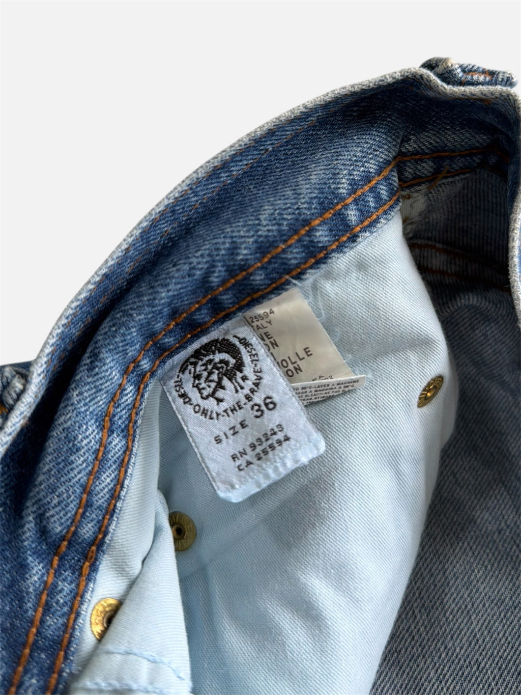 Vintage Diesel Baggy Balloon Fit Denim Jeans - 36