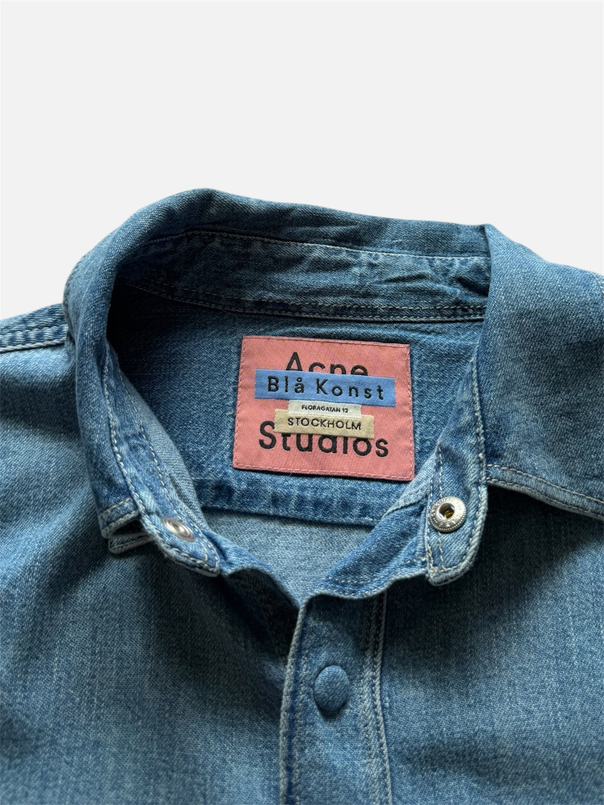 Acne Studios Blå Konst Denim Shirt- XXS