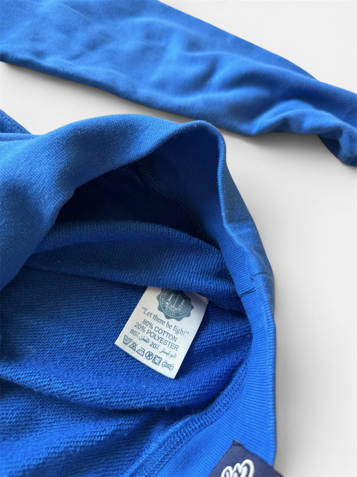 UCLA Heritage Crewneck Sweatshirt Royal Blue Raglan Seal Logo- S