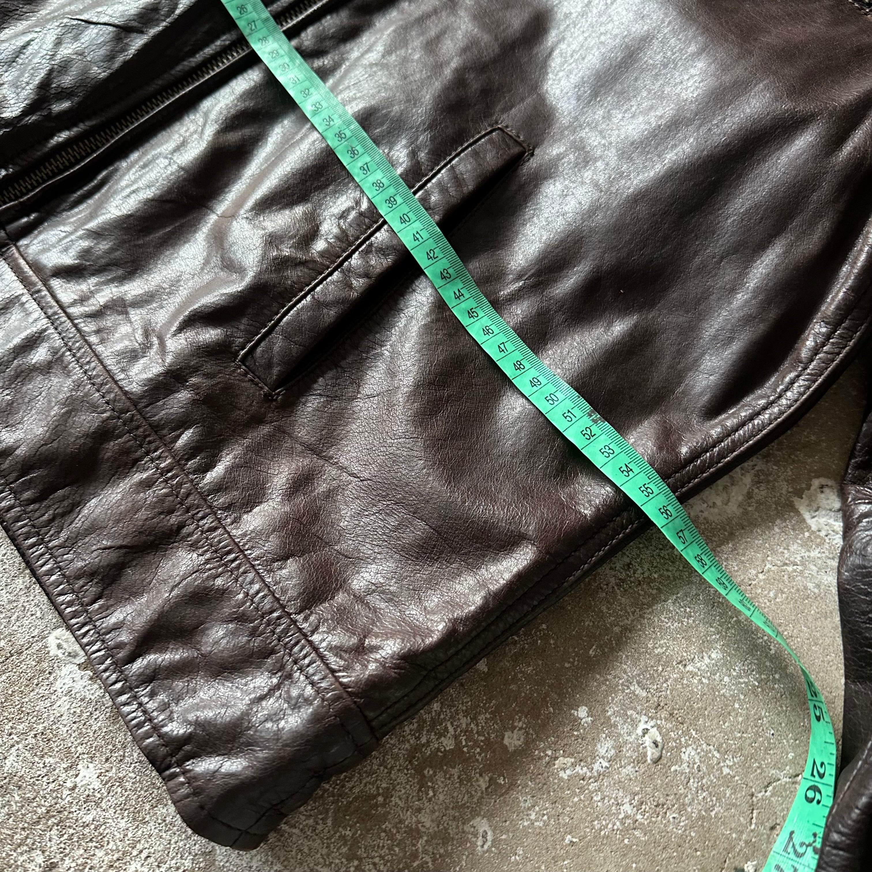 Oakwood Brown Leather Jacket - L