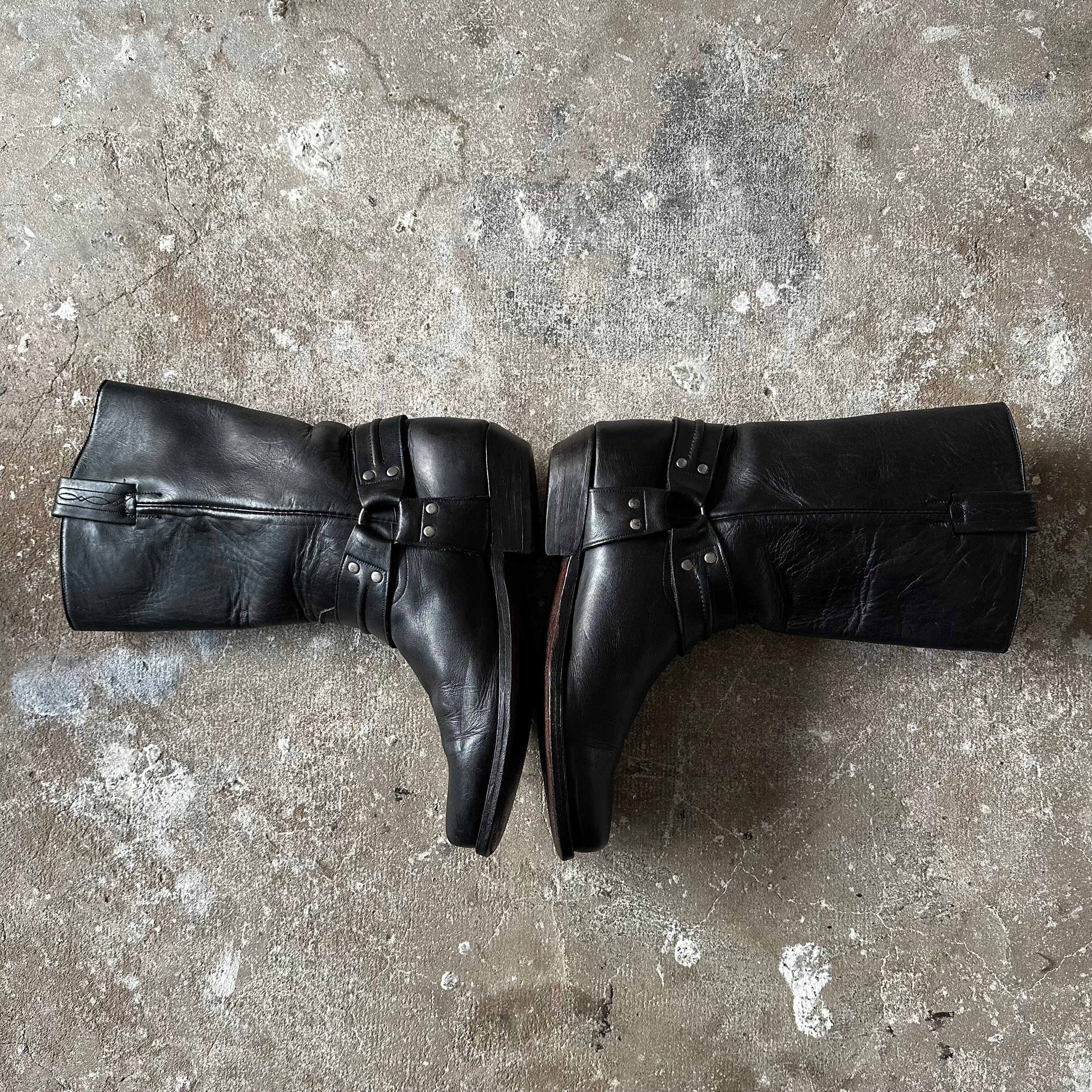 Black Biker Boots - 44