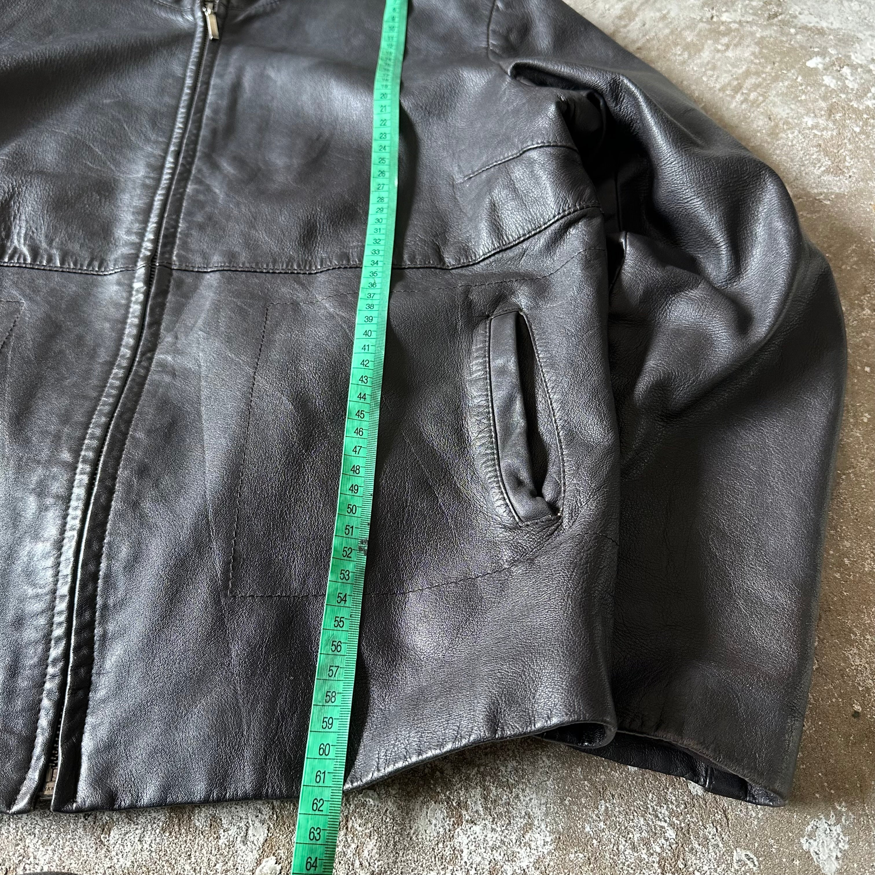 Brown Leather Jacket - M