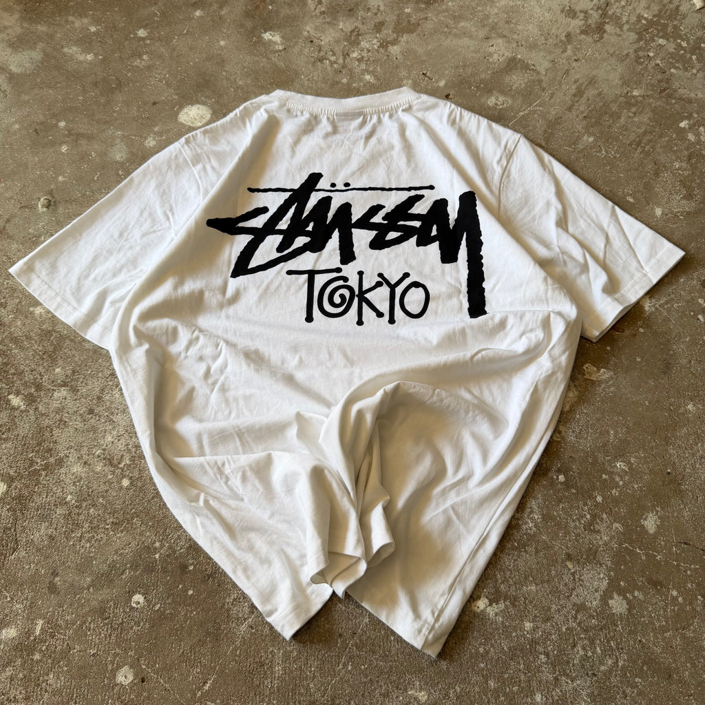 Stussy White Tshirt - L