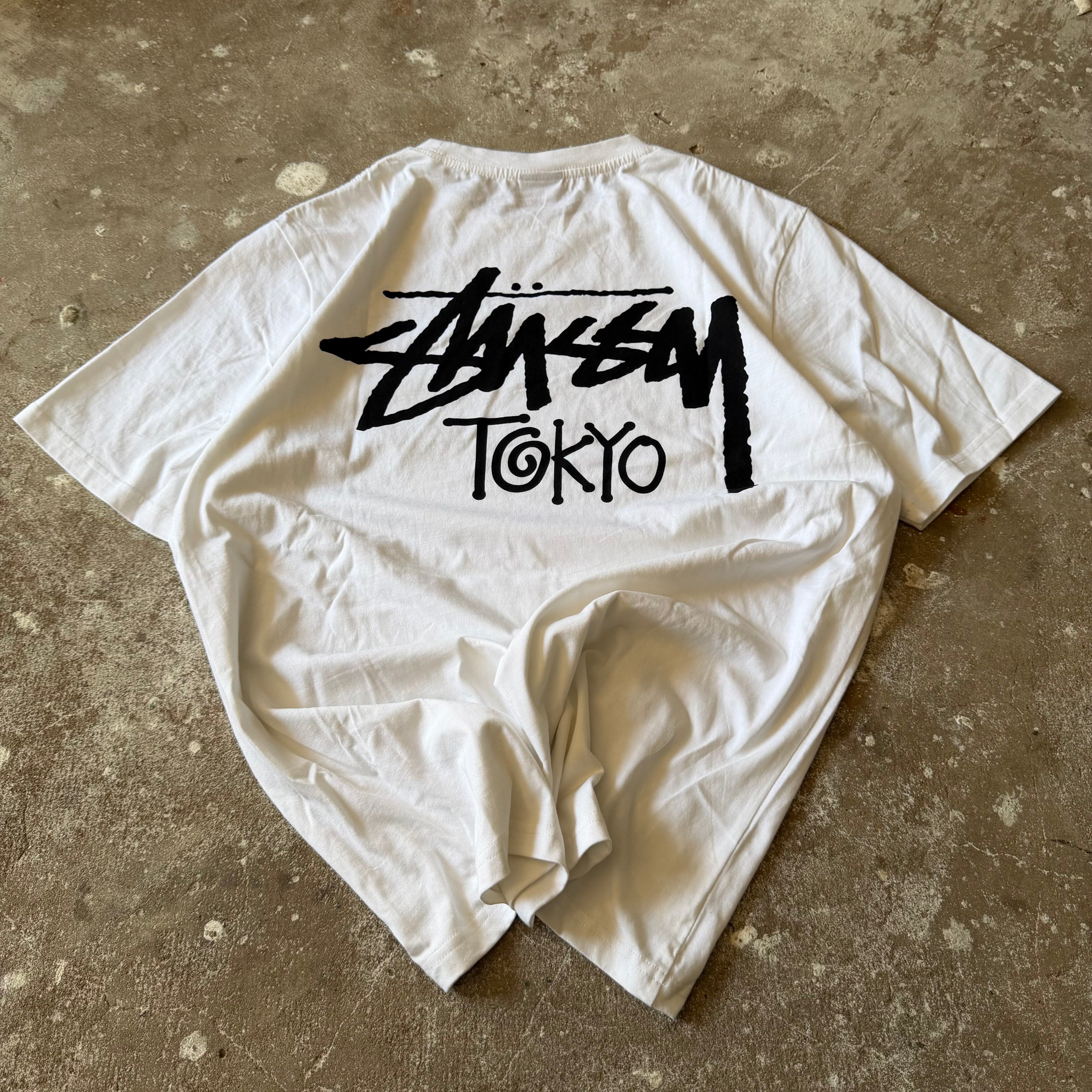 Stussy White Tshirt - L