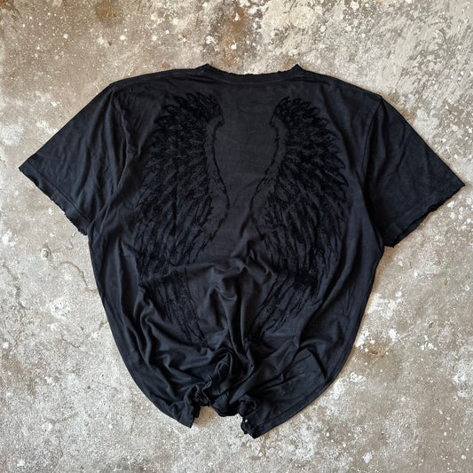 Affliction Angel Wing Rare Goth Discontinued Tshirt - 2XL