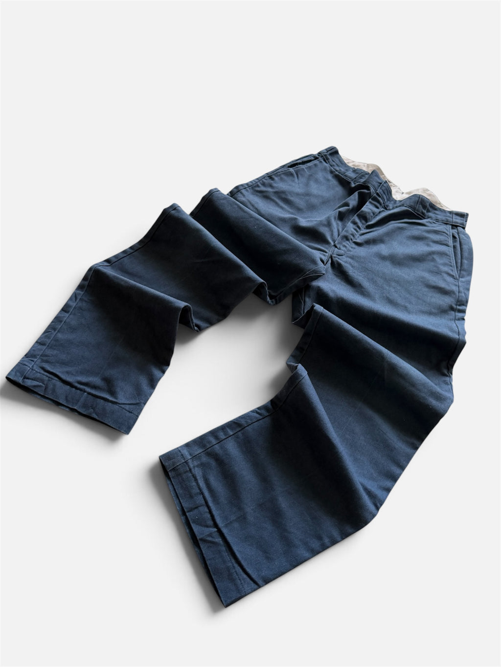 Dickies 874 Flannel-Lined Navy Work Pants Made in USA- 38x32