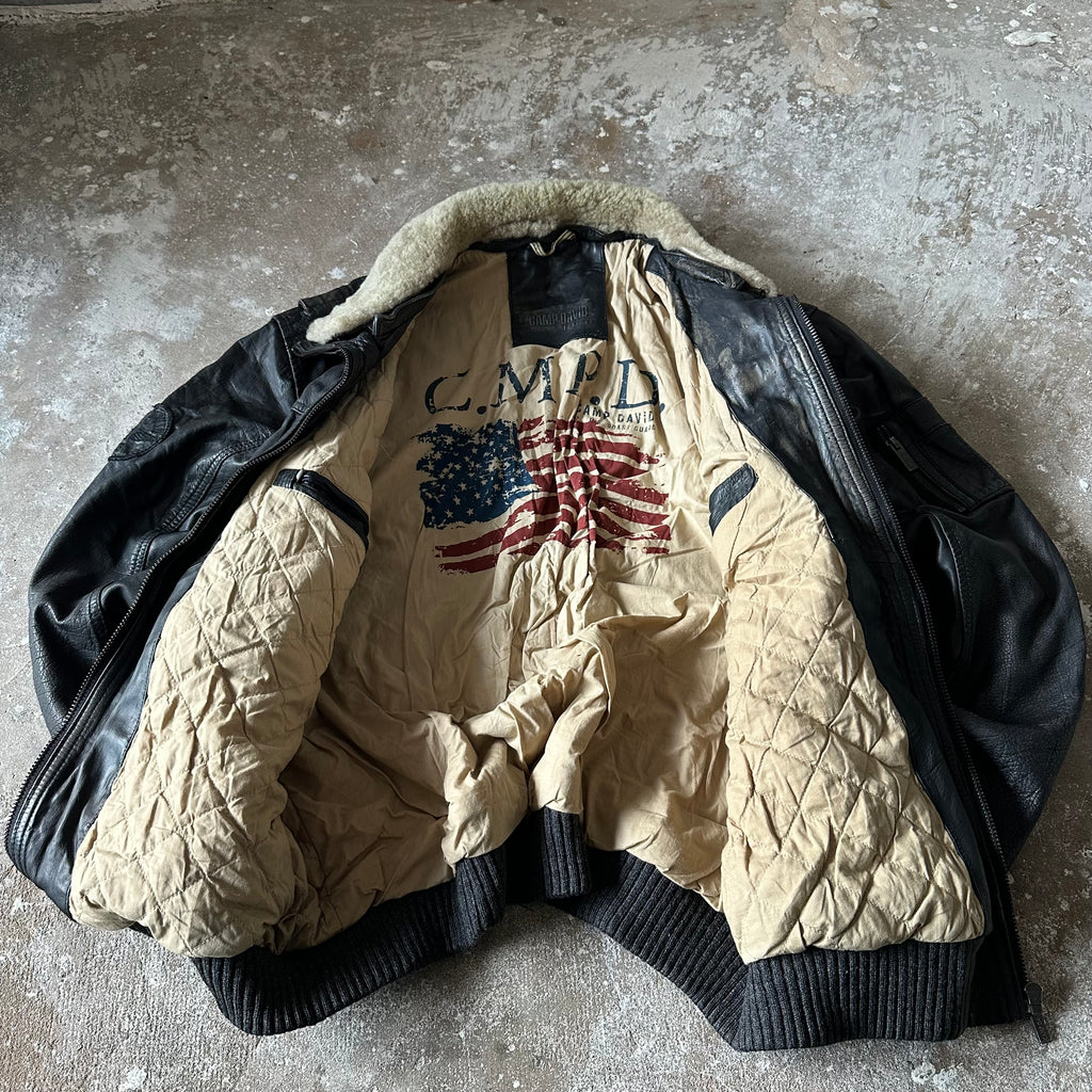 Camp David Leather Jacket - XL