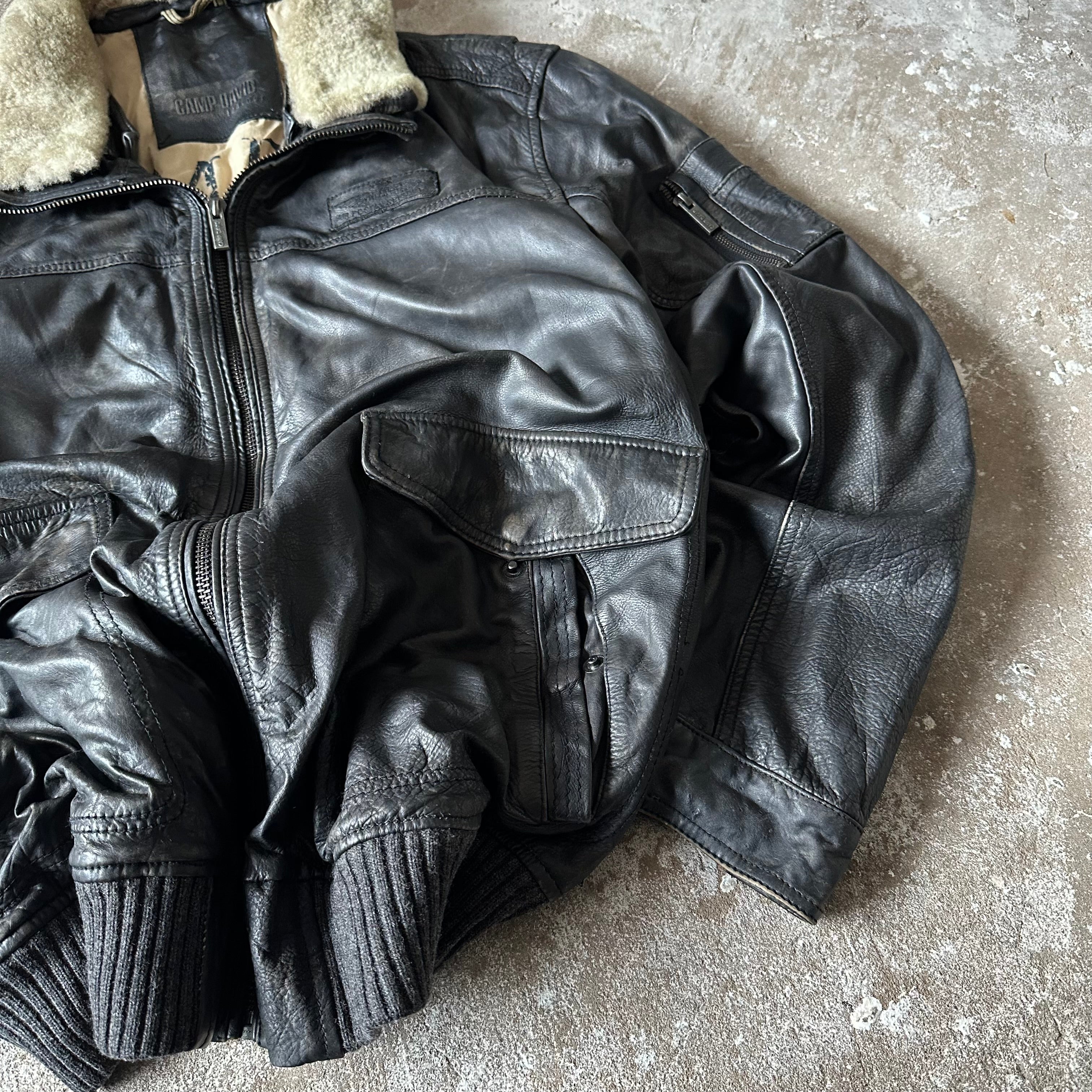 Camp David Leather Jacket - XL