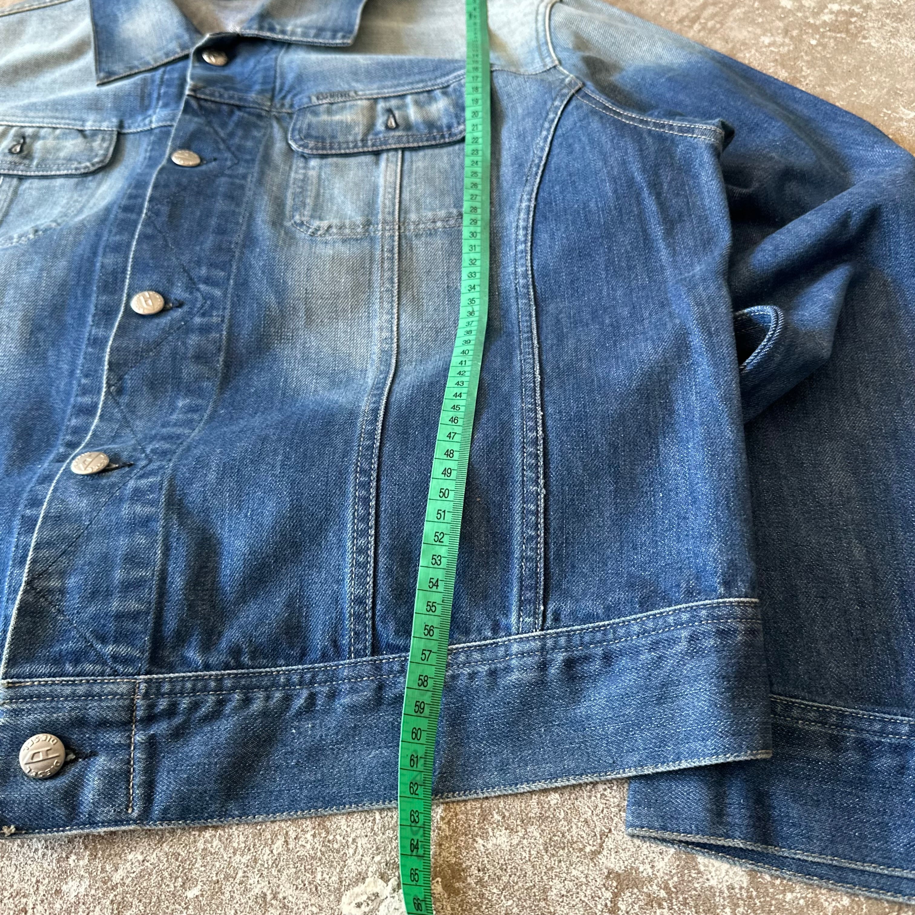 Vintage Diesel Washed Y2K Denim Jacket - 2XL