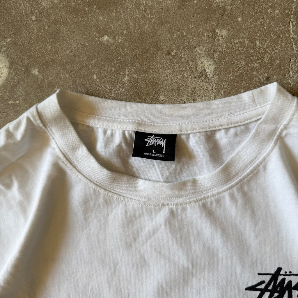 Stussy White Tshirt - L